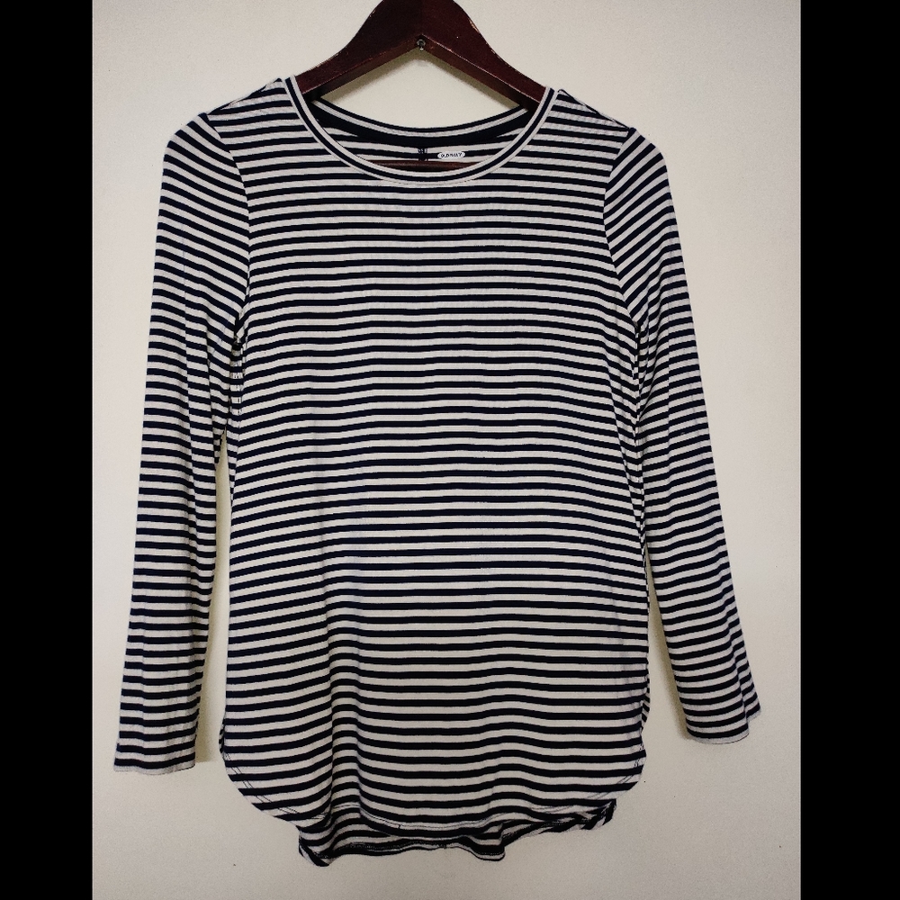 Stripe Apple Cut Top - Picture 1 of 11